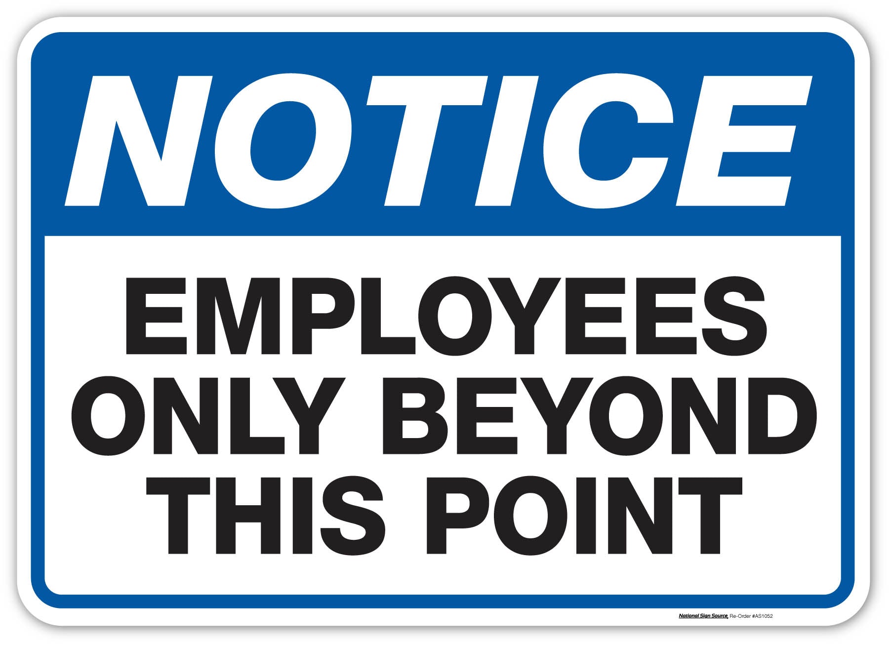Staff Only Signs Printable