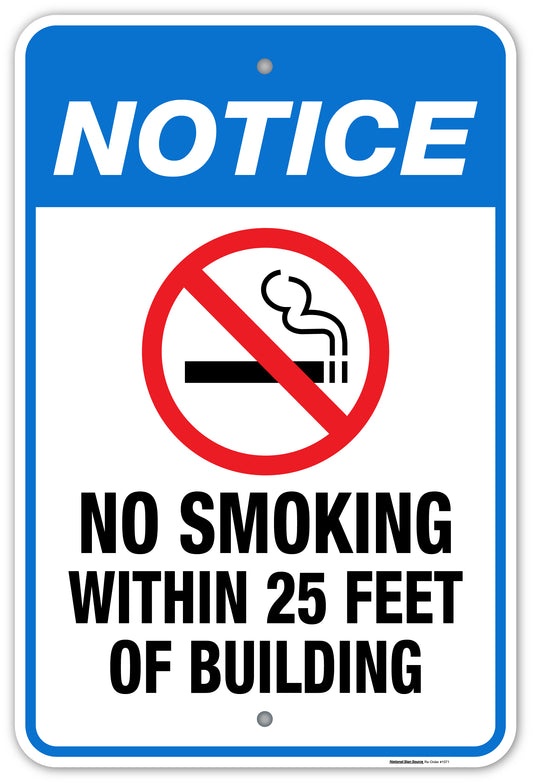 No Smoking 25ft Of Building