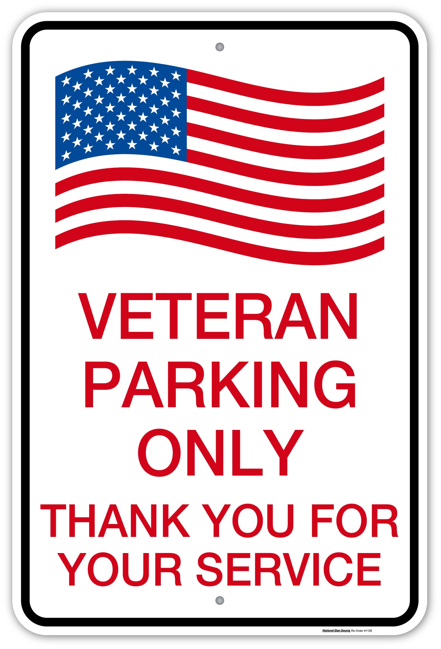 Veteran Parking Signs