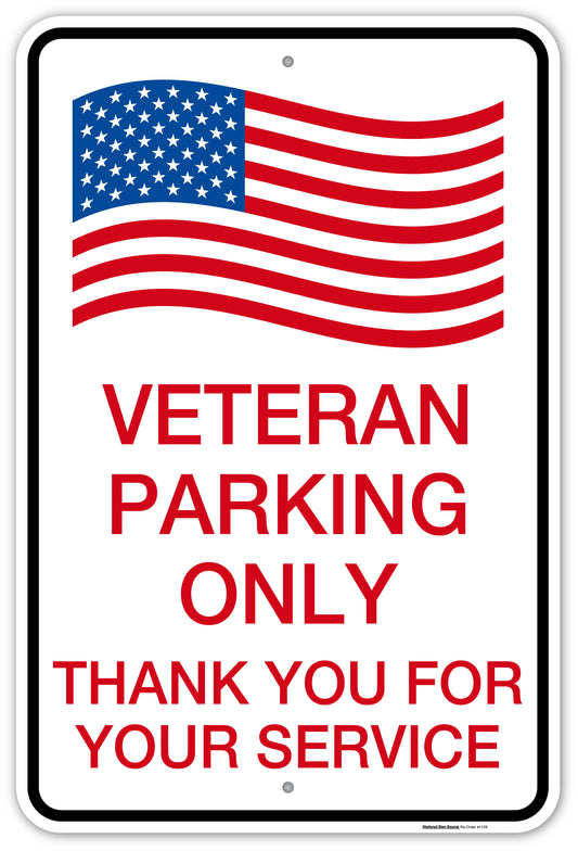 Veteran Parking Signs