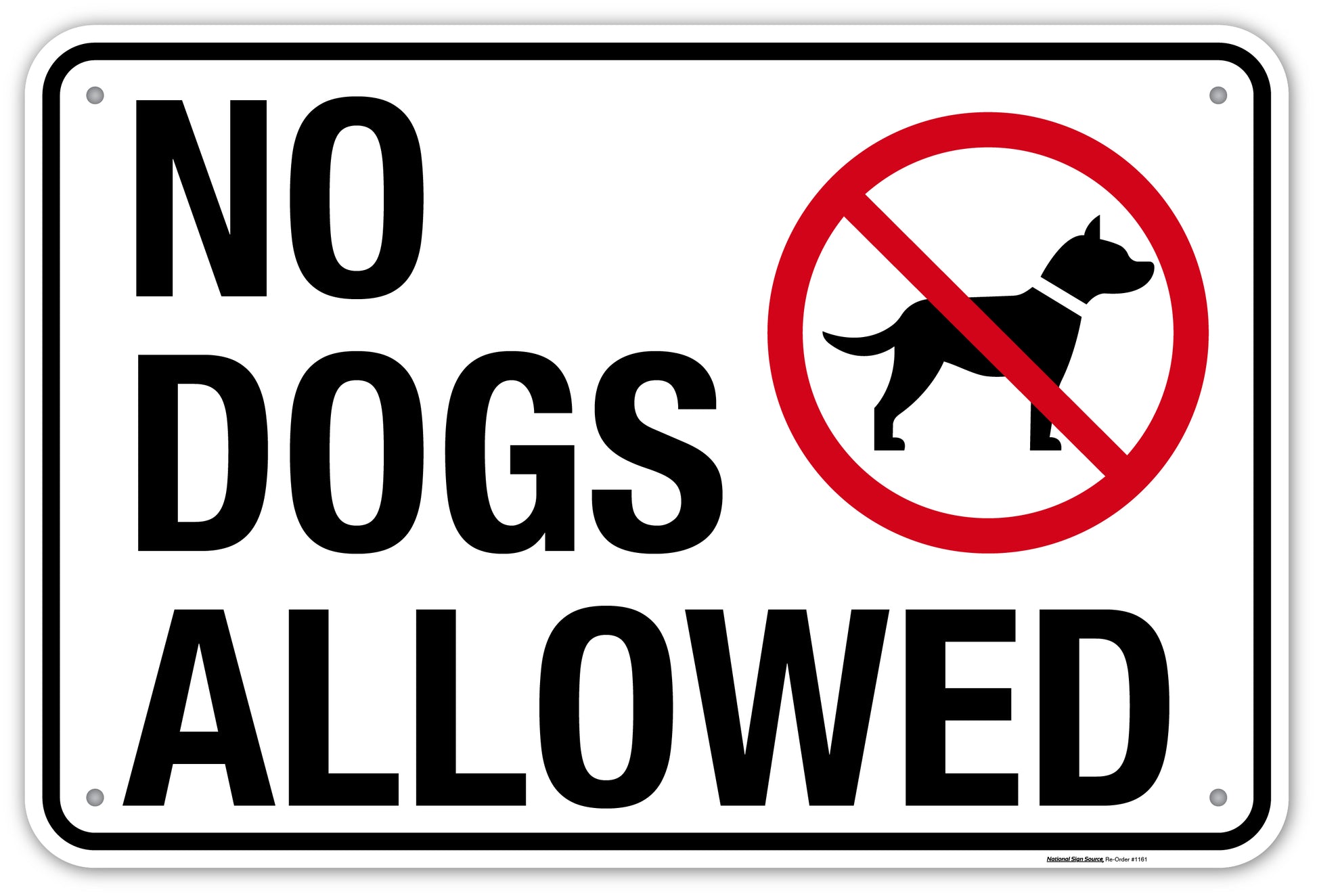 No Dogs Allowed