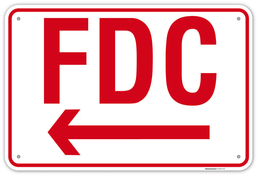 FDC Arrow Pointing Left Signs