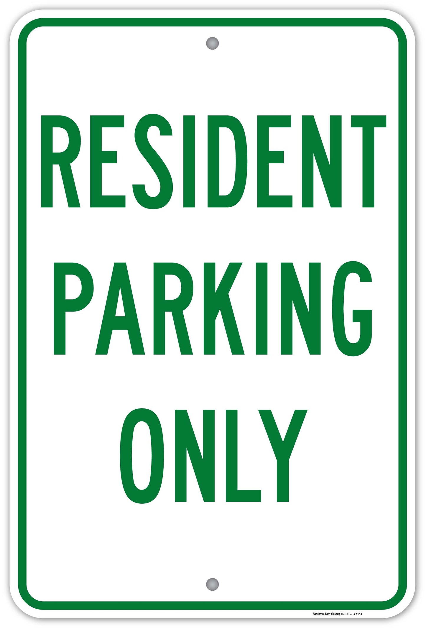 Resident Parking Signs