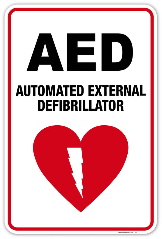 AED (Automated External Defibrillator) Signs