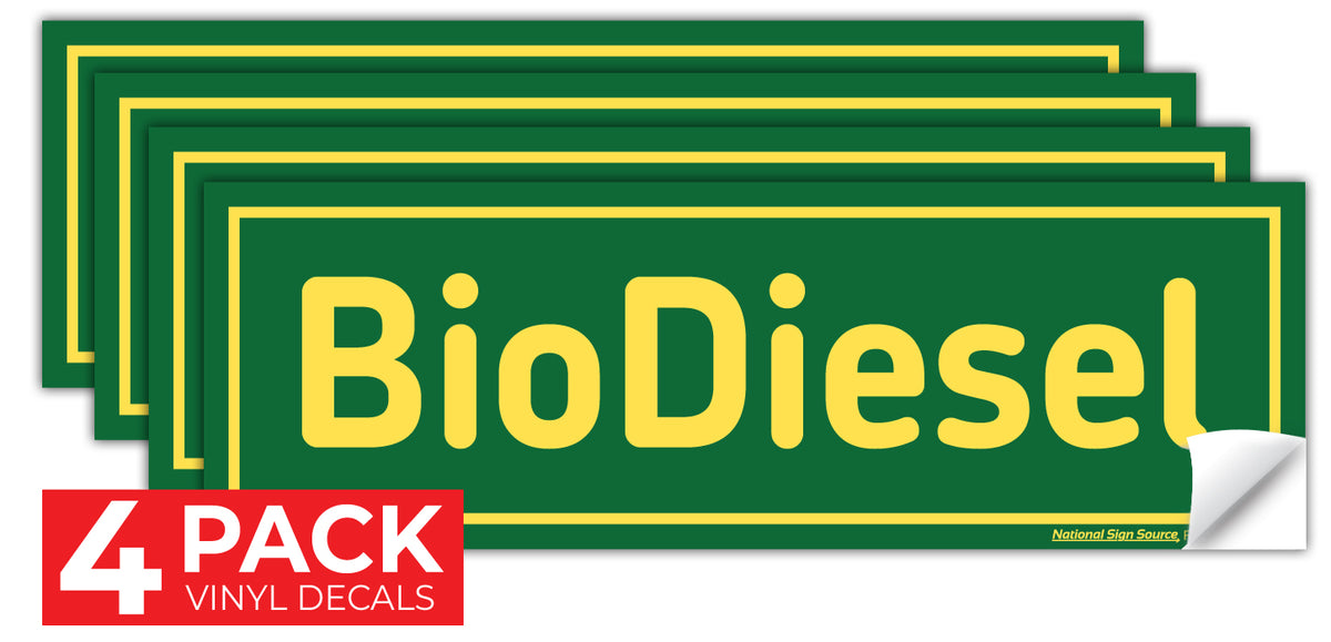 Biodot Sticker Fuel Identifying Stickers - BioDiesel | Vinyl Decal Signs – National ...